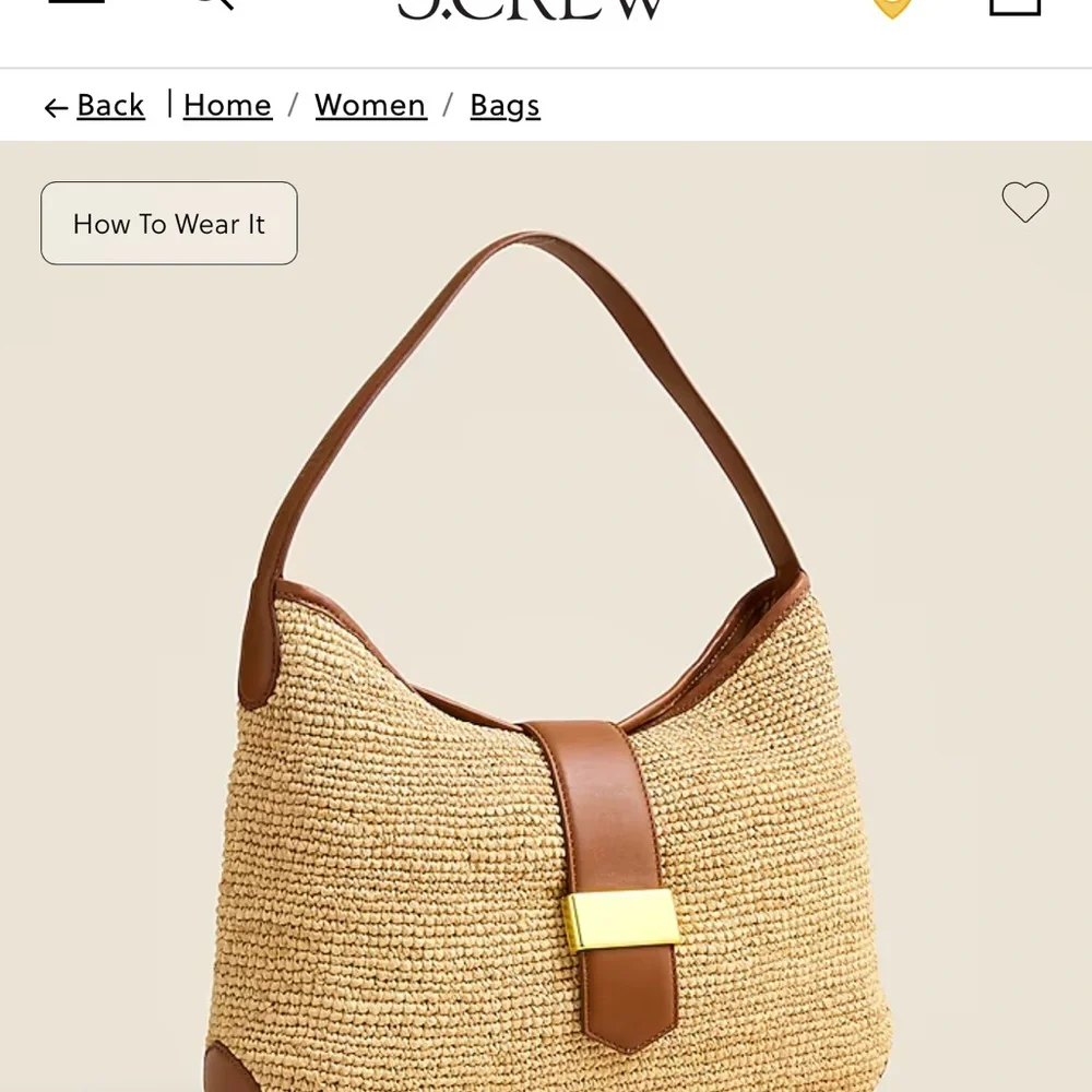 J. Crew Tan and Brown Textured Shoulder Bag - Picture 4 of 8